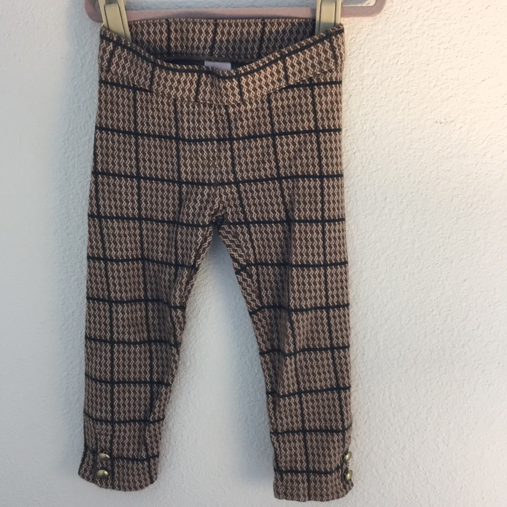 Janie and Jack Stretch Plaid Girl’s Trouser Pants